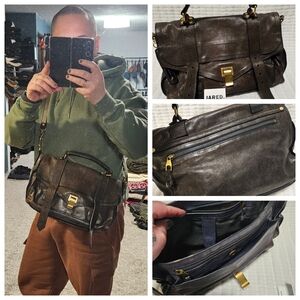 Proenza Schouler Dark Brown Leather Satchel